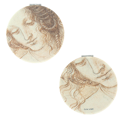 Double mirror Head of Leda - Leonardo da Vinci