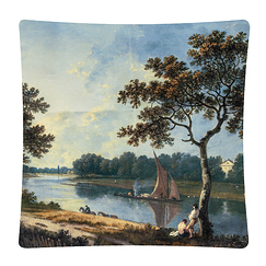 Richard Wilson The Thames near Marble Hill, Twickenham Cushion cover