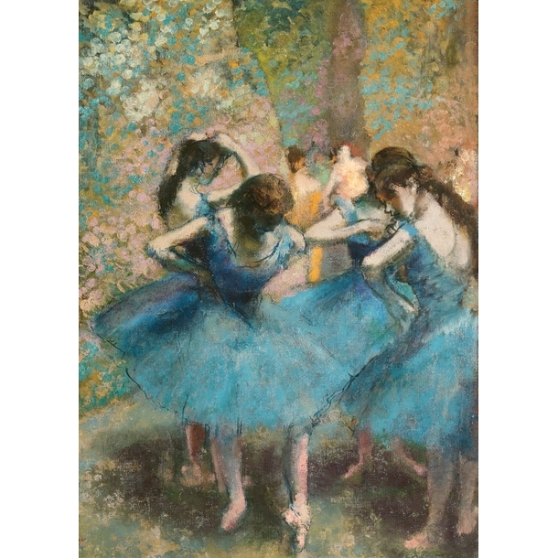 Affiche Edgar Degas - Danseuses bleues