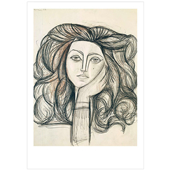 Affiche Picasso - Portrait de Françoise