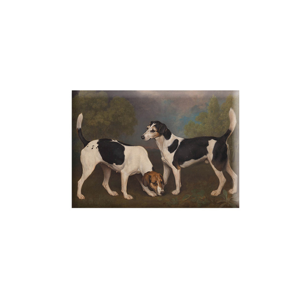Stubbs A Couple of Foxhounds Magnet