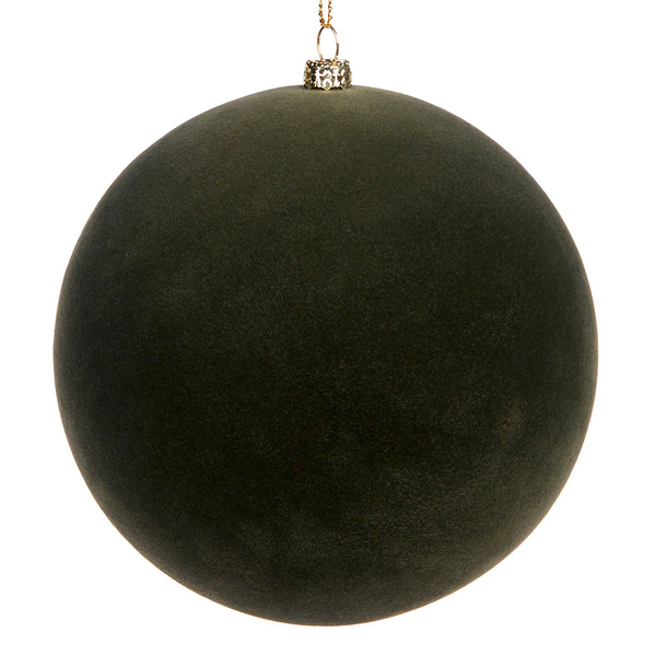 Boule De Noël En Velours Vert