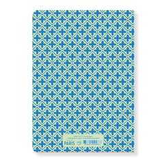 Green patterns Paris Notebook