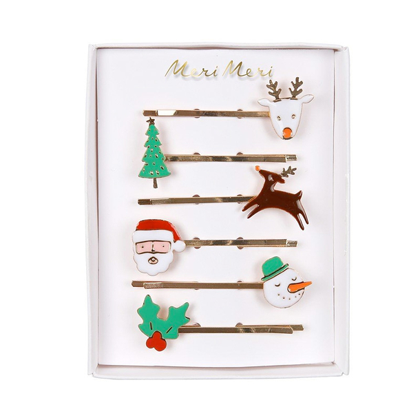 Christmas Character Hair Slides Meri Meri