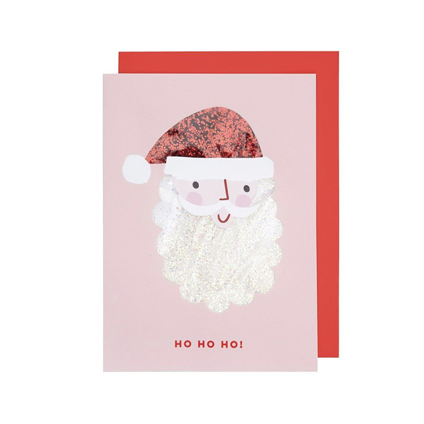 Santa Ho Ho Ho Shaker Card - Meri-Meri