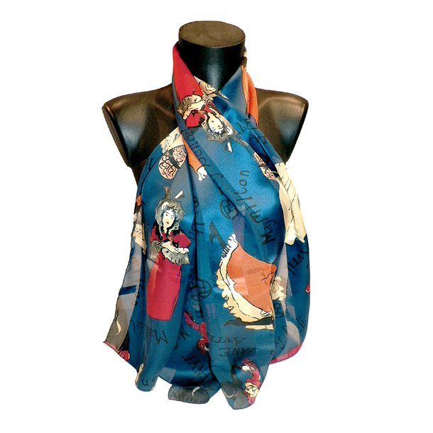 Lautrec Stole - Jane Avril - Brochier - Blue