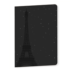 Notebook Ville de Paris - 17x24 cm "Eiffel Tower - Starry Night"