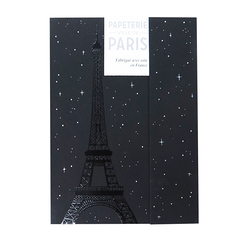 Ville de Paris Notebook with Magnetic Flap 16.5x23 cm "Eiffel Tower - Starry Night"