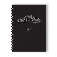 Spiral Notebook Ville de Paris - Paris Cobblestones