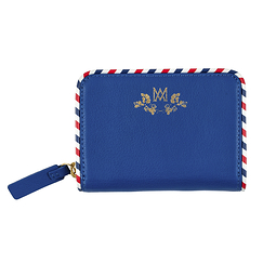 Zip wallet Marie-Antoinette - Blue - Ines de la Fressange Paris