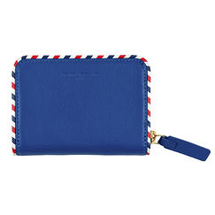 Zip wallet Marie-Antoinette - Blue - Ines de la Fressange Paris