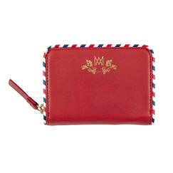 Zip wallet Marie-Antoinette - Red - Ines de la Fressange Paris
