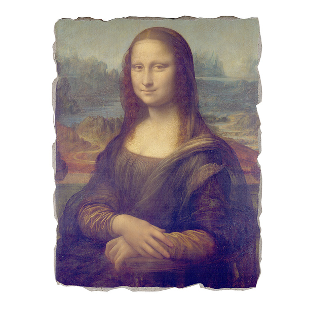 Fresco Leonardo Da Vinci Gioconda Bottega Tifernate Boutiques De Musees