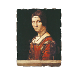 Fresque - Léonard de Vinci - La belle ferronnière - Bottega Tifernate