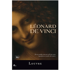 Exhibition poster Lenardo Da Vinci - Saint Jean Baptiste