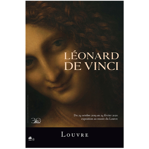 Exhibition poster Lenardo Da Vinci - Saint Jean Baptiste
