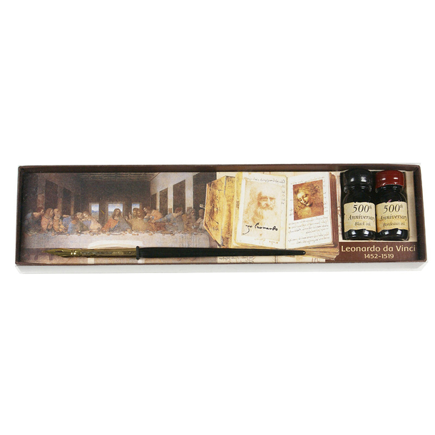 Set Plume et encre - Léonard de Vinci - La Cène - Rubinato