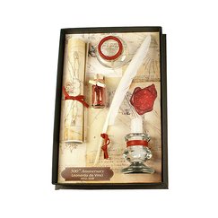 Writing set - Leonardo da Vinci - Vitruvian Man - Rubinato