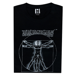 T-shirt Da Vinci Vitruvian Man