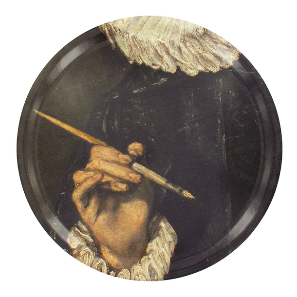 Serving tray El Greco - Portrait of Jorge Manuel