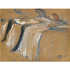 Seule (détail), vers 1896