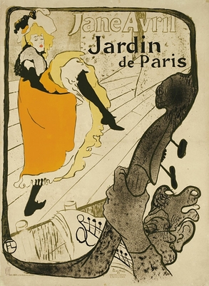 Jane Avril au Jardin de Paris (2e état)