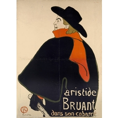 Aristide Bruant dans son cabaret