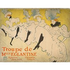 Affiche : Troupe de Mademoiselle Eglantine