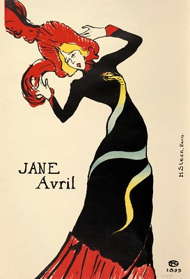 Jane Avril (avec la robe au serpent)