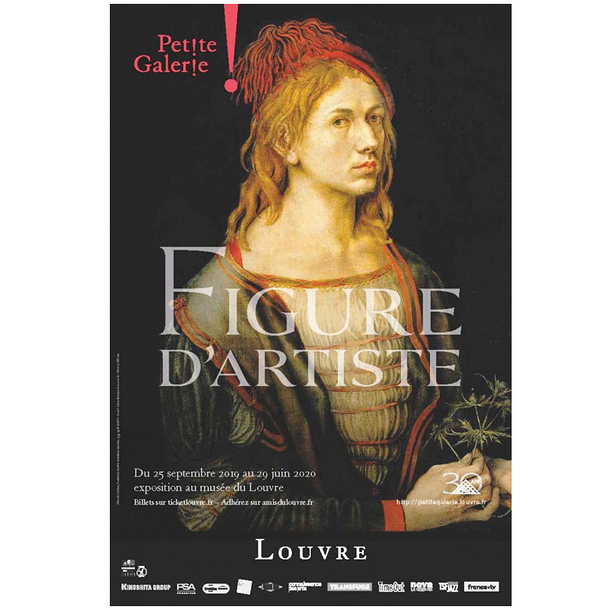 Affiche de l'exposition - Figure d'artiste