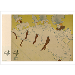 Affiche Lautrec La troupe de Mademoiselle Églantine