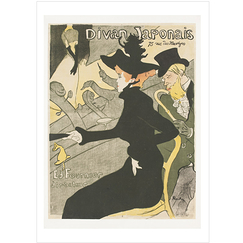 Poster Lautrec Japanese sofa