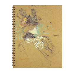 Spiral Notebook Toulouse-Lautrec - Portrait of Madame Lucy