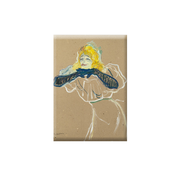 Magnet Toulouse-Lautrec - Portrait of Yvette Guilbert