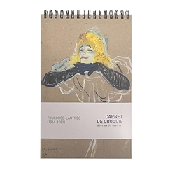 Sketchbook -Toulouse-Lautrec "Yvette Guilbert"
