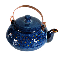 Japanese teapot Blue ocean - ZaoZam