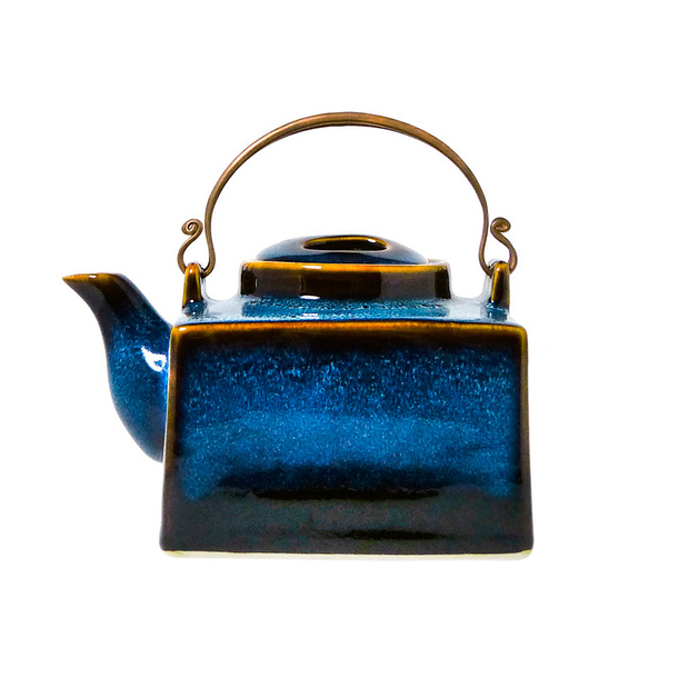 Square Teapot - Ocean blue - ZaoZam