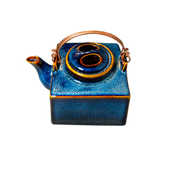 Square Teapot - Ocean blue - ZaoZam