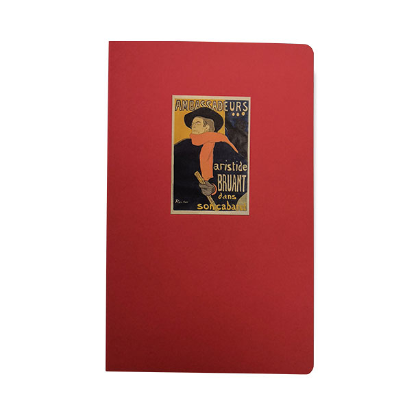 Notebook Toulouse-Lautrec - Portrait of Aristide Bruant