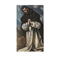 Small Notebook El Greco - Saint Dominic in Prayer