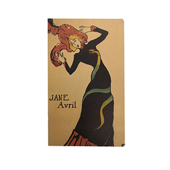 Small Notebook Toulouse-Lautrec - Portrait of Jane Avril