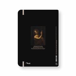 Notebook with Elastic Band da Vinci - Portrait of Saint John the Baptist
