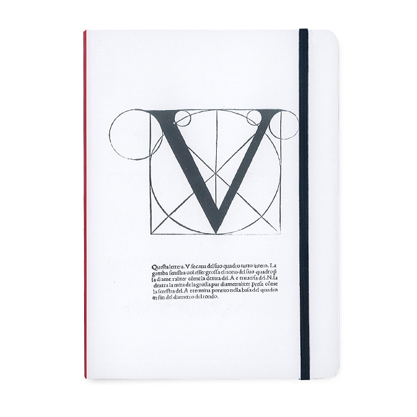 Elastic notebook Divine proportion - Leonardo da Vinci