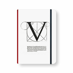 Notebook with Elastic Band da Vinci - De Divina Proportione