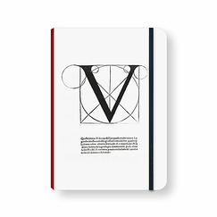 Cahier à élastique Léonard de Vinci - Divine proportion