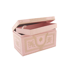 Jewellery box - Pink and gold