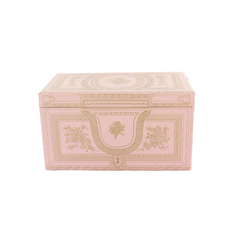 Jewellery box - Pink and gold
