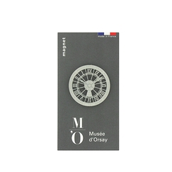 Orsay Museum Clock Magnet - Silver