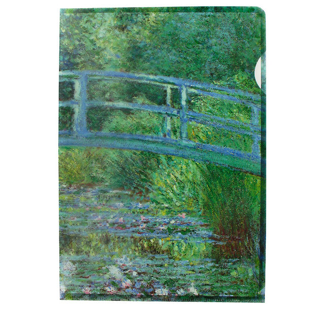 Claude Monet Clear File Water lily pond. Green harmony - A4