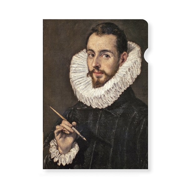 El Greco Clear File Portrait of Jorge Manuel - A4